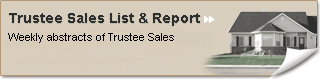 Trustee Sales List & Report